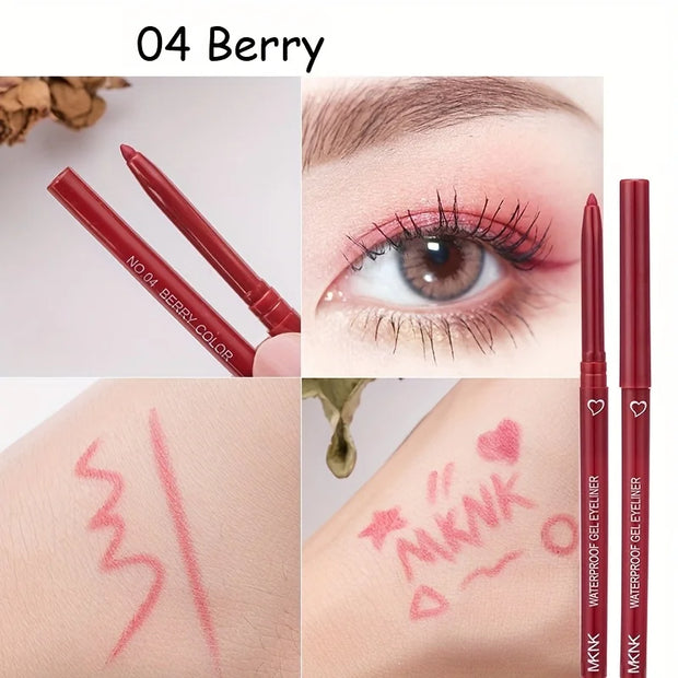 5 Color Eyeliner Pencil, Waterproof and Long-lasting.