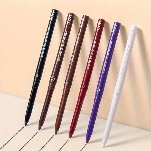 5 Color Eyeliner Pencil, Waterproof and Long-lasting.
