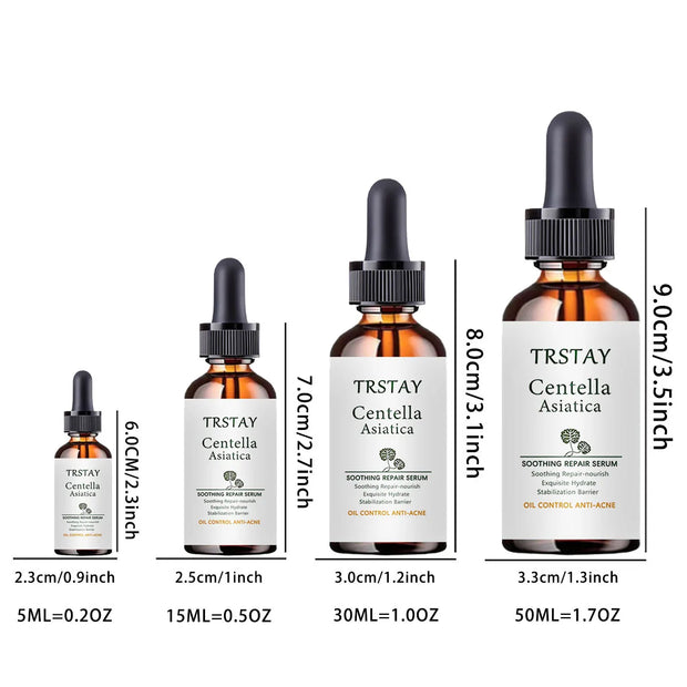 Centella asiatica essence, shrink pores, brighten skin tone, control oil