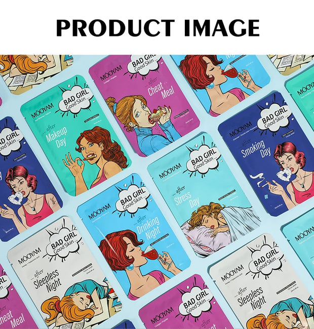 Bad Girl Series Facial Sheet Mask Hyaluronic