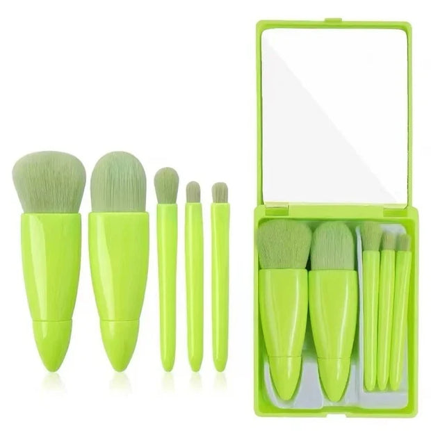 5pcs mini travel Size Makeup Brushes Set