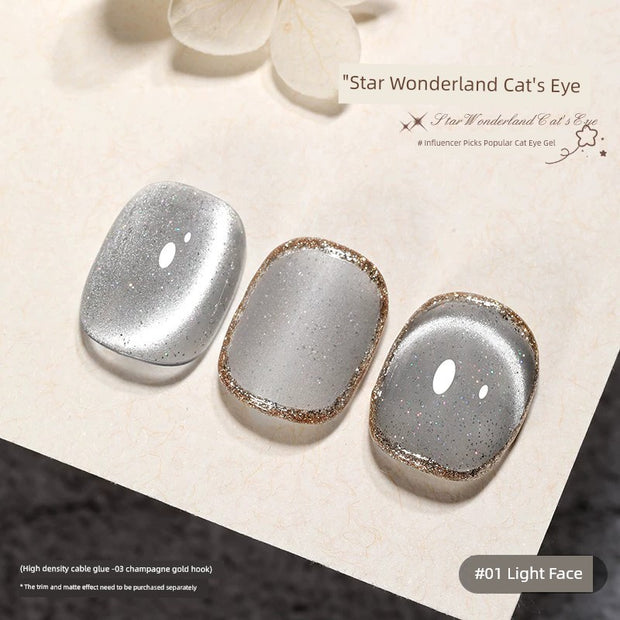 Platinum Gel Nail Polish Flash Gradient Special Cat's Eye