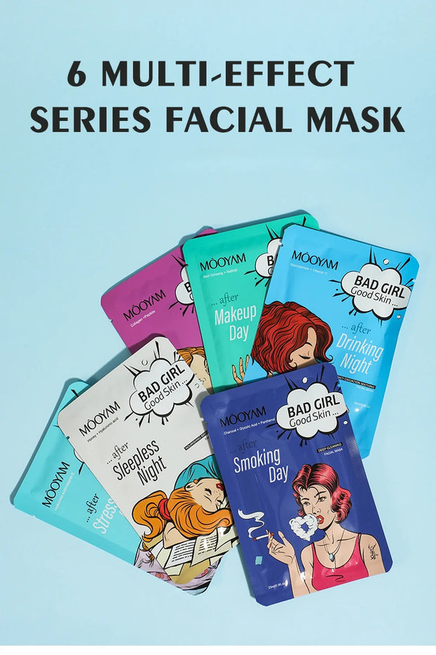 Bad Girl Series Facial Sheet Mask Hyaluronic