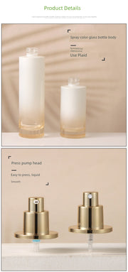 Essence Gradient Color Glass Bottle Cosmetic Packaging Material